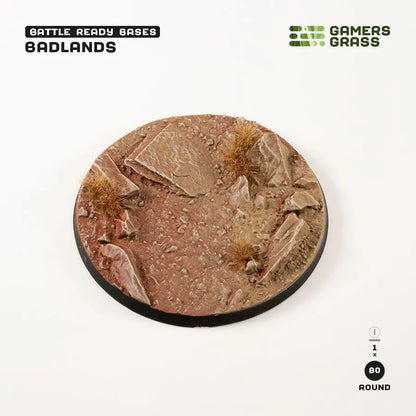 Badlands - Round 80mm (x1)-Gamers Grass-Radaddel
