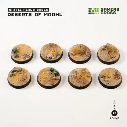 Deserts of Maahl - Round 28mm (x8)-Gamers Grass-Radaddel