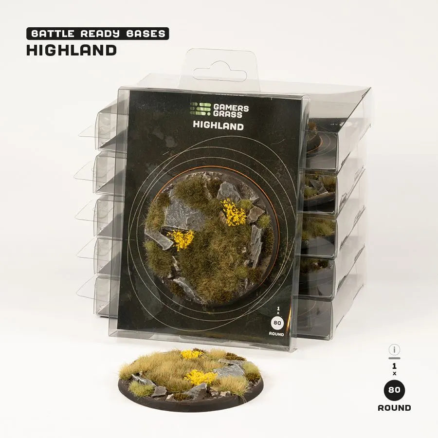 Highland - Round 80mm (x1)-Gamers Grass-Radaddel