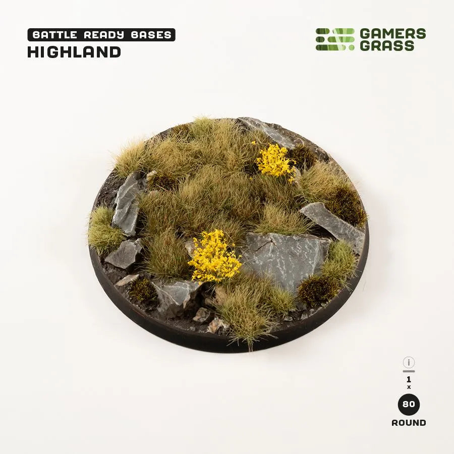 Highland - Round 80mm (x1)-Gamers Grass-Radaddel