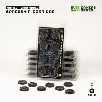 Spaceship Corridor - Round 28mm (x8)-Gamers Grass-Radaddel
