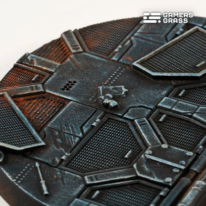Spaceship Corridor - Round 80mm (x1)-Gamers Grass-Radaddel