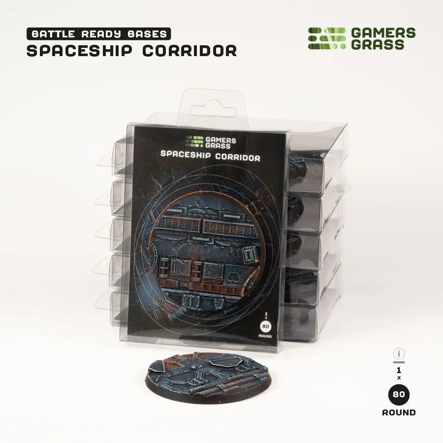 Spaceship Corridor - Round 80mm (x1)-Gamers Grass-Radaddel