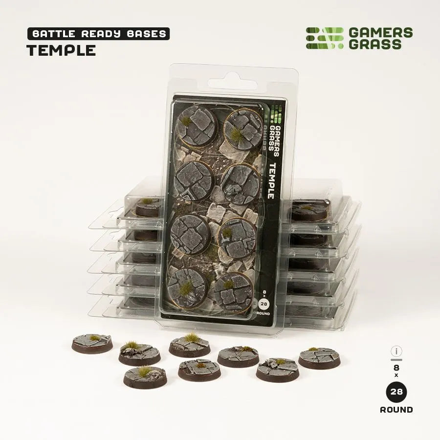 Temple - Round 28mm (x8)-Gamers Grass-Radaddel