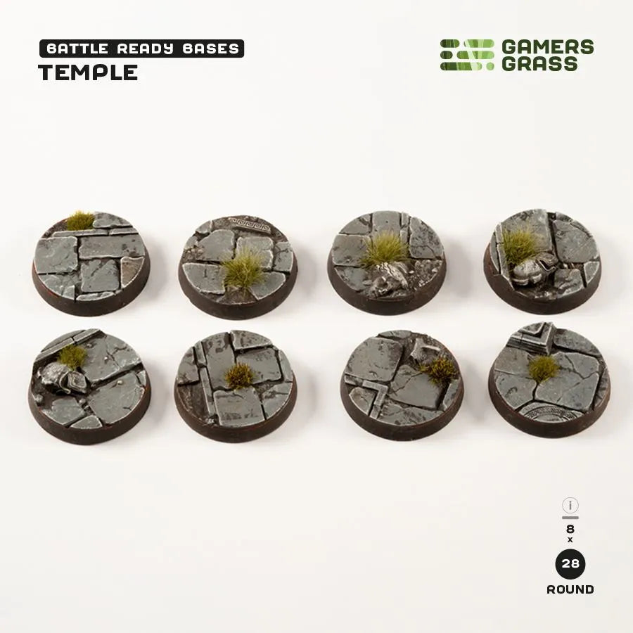 Temple - Round 28mm (x8)-Gamers Grass-Radaddel