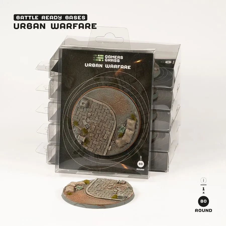 Urban Warfare - Round 80mm (x1)-Gamers Grass-Radaddel