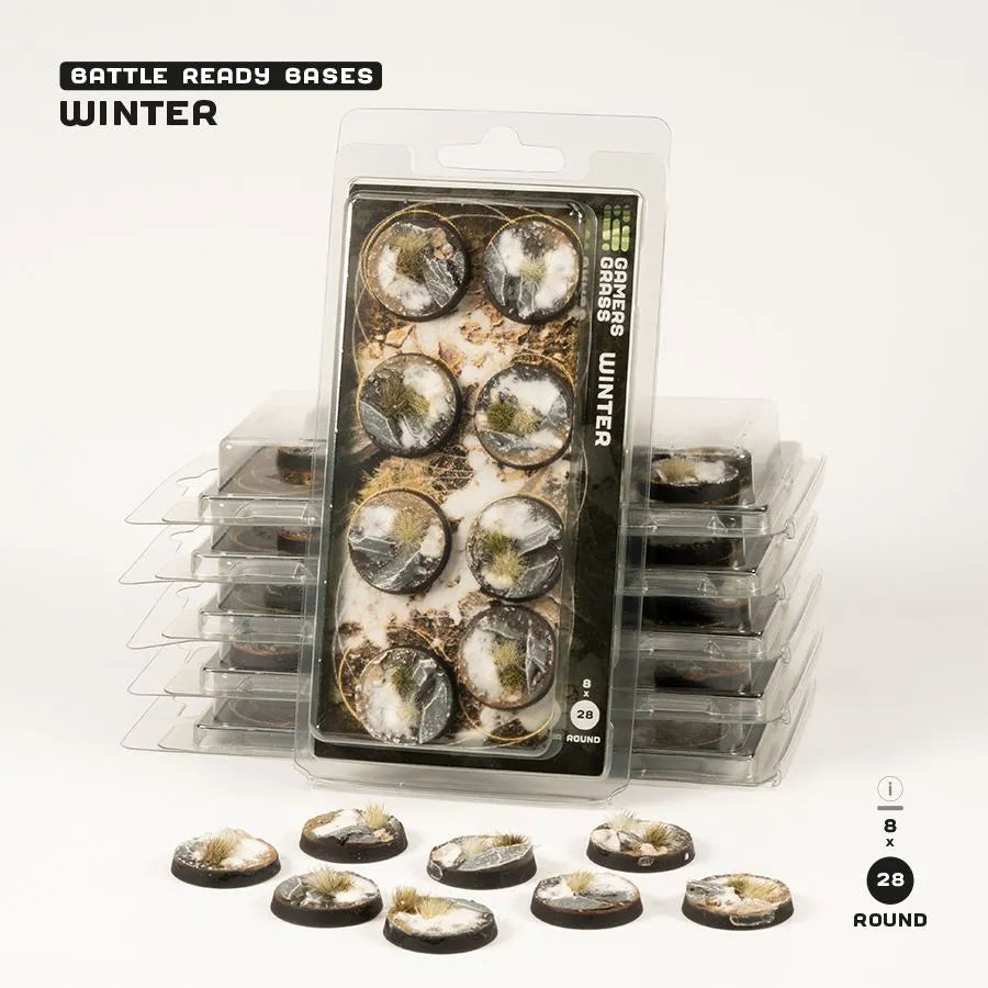 Winter - Round 28mm (x8)-Gamers Grass-Radaddel