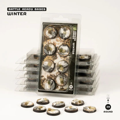 Winter - Round 28mm (x8)-Gamers Grass-Radaddel