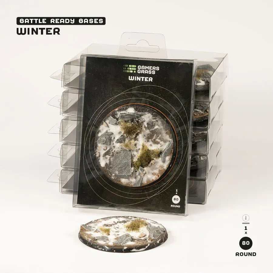 Winter - Round 80mm (x1)-Gamers Grass-Radaddel