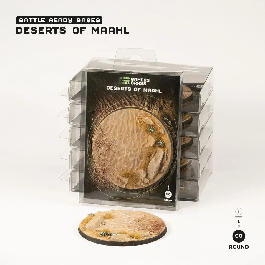 Deserts of Maahl - Round 90mm (x1)-Gamers Grass-Radaddel