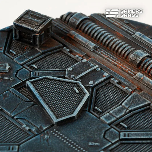 Spaceship Corridor - Round 90mm (x1)-Gamers Grass-Radaddel