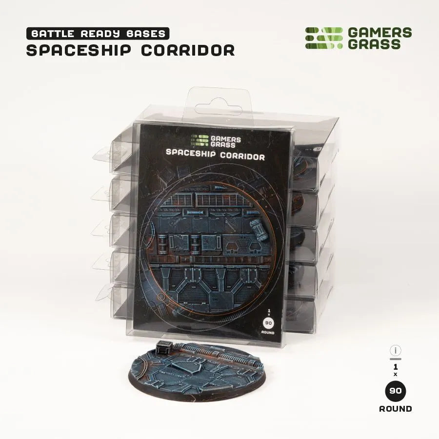 Spaceship Corridor - Round 90mm (x1)-Gamers Grass-Radaddel
