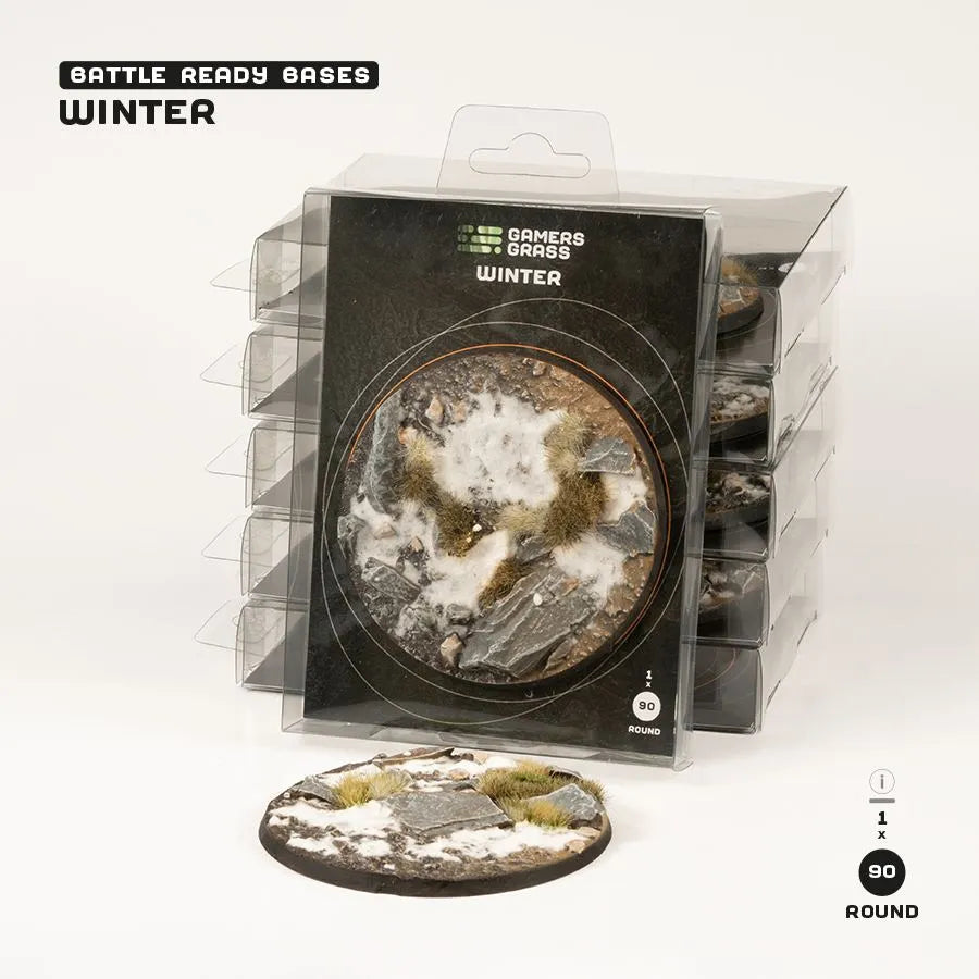 Winter - Round 90mm (x1)-Gamers Grass-Radaddel