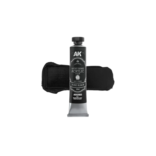Pure Black - Dense Acrylic-AK-Interactive-Radaddel