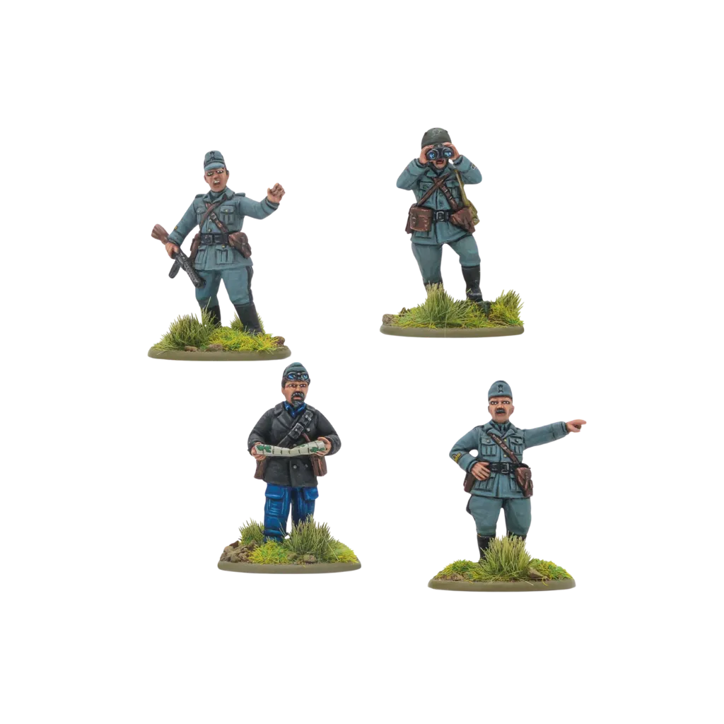 Italian Army Platoon Commanders-Warlord Games-Radaddel