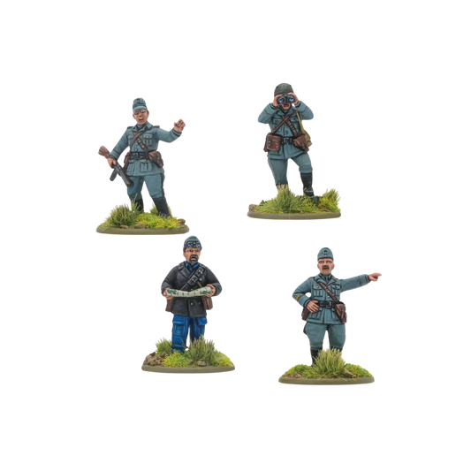 Italian Army Platoon Commanders-Warlord Games-Radaddel