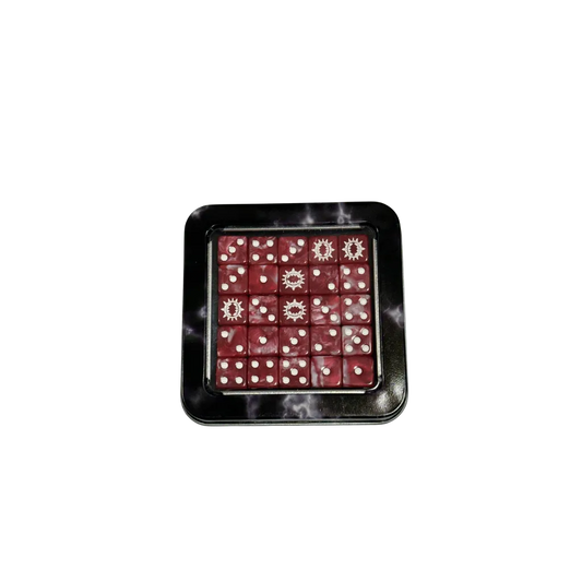 Carnage 3 Dark Red Dice 12mm Mini (25 Stück)-Baron of Dice-Radaddel