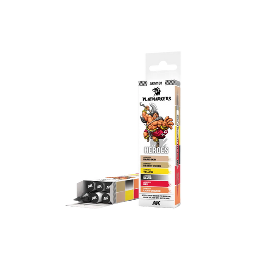 AK Playmarkers Heroes Set (6 ref.)-AK-Interactive-Radaddel