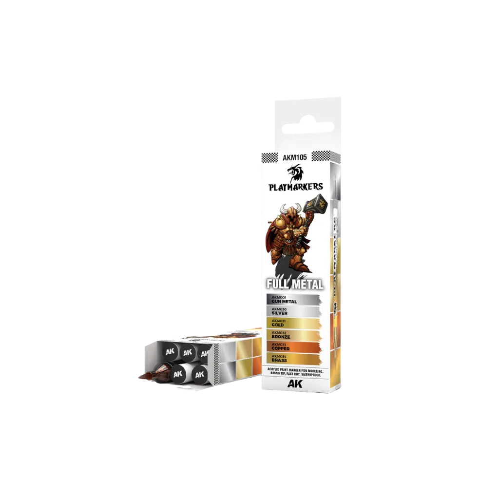 AK Playmarkers Full Metal Set (6 ref.)-AK-Interactive-Radaddel