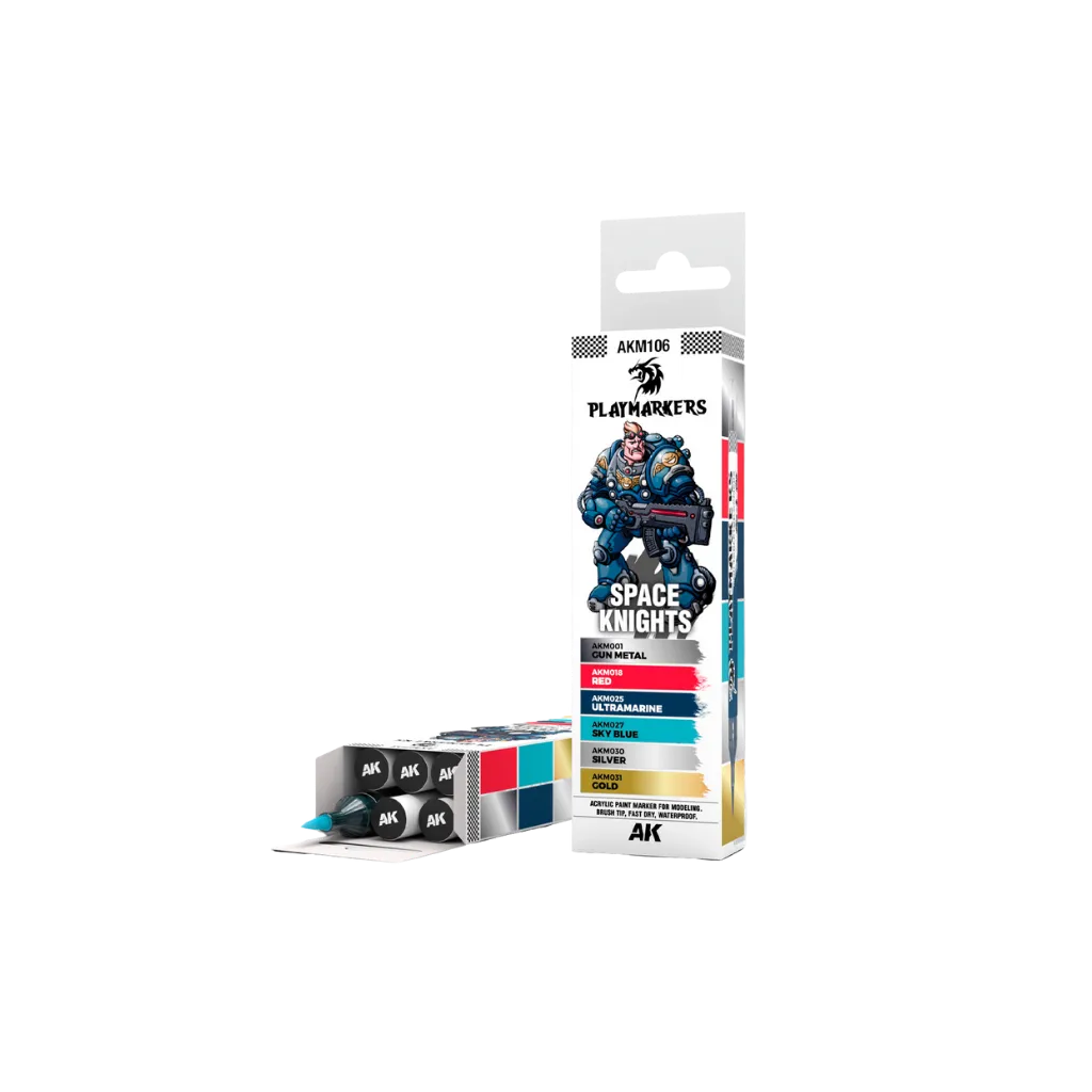 AK Playmarkers Space Knight Set (6 ref.)-AK-Interactive-Radaddel