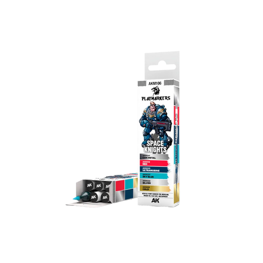 AK Playmarkers Space Knight Set (6 ref.)-AK-Interactive-Radaddel