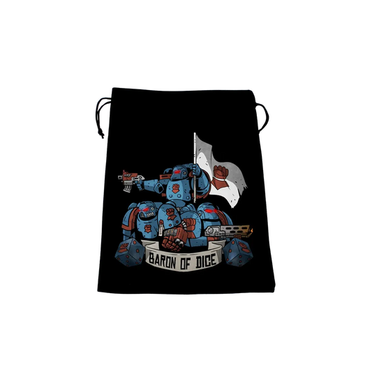Premium Black Dice Bag - Righteous Hands-Baron of Dice-Radaddel