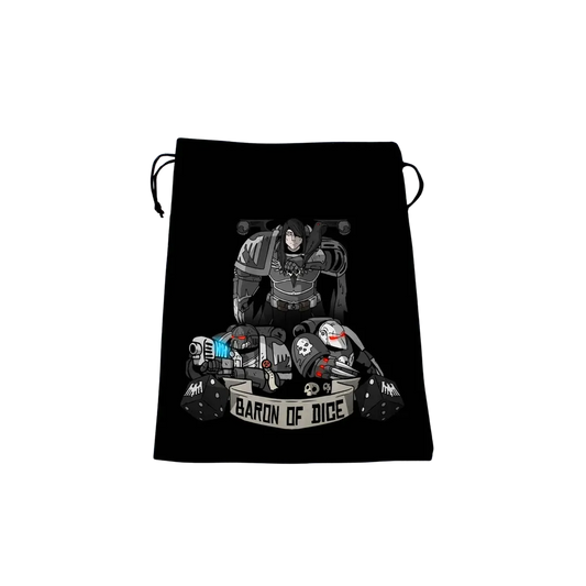 Premium Black Dice Bag - Ravens-Baron of Dice-Radaddel