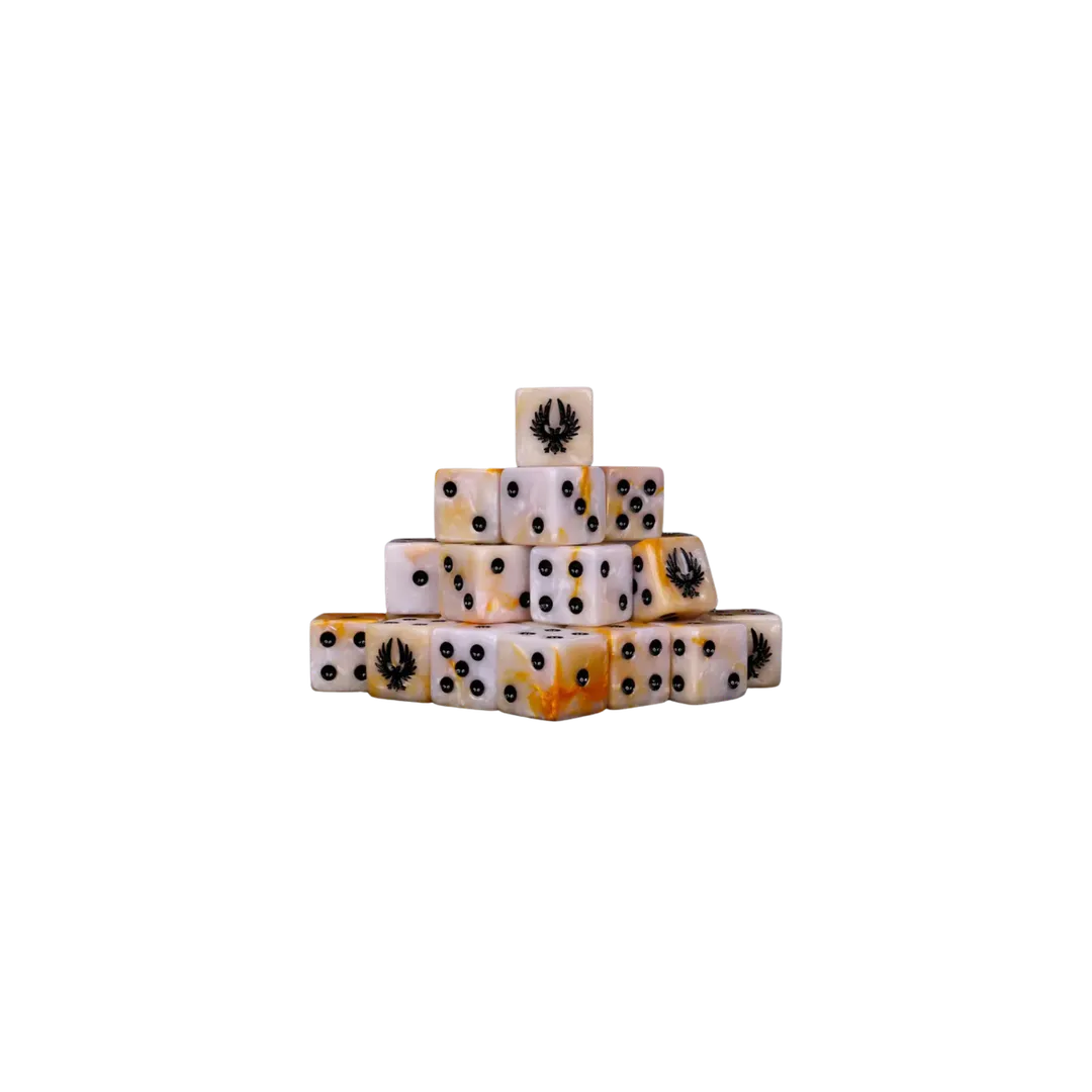Lightning Eagle Dice 16mm Square (25 Stück)-Baron of Dice-Radaddel