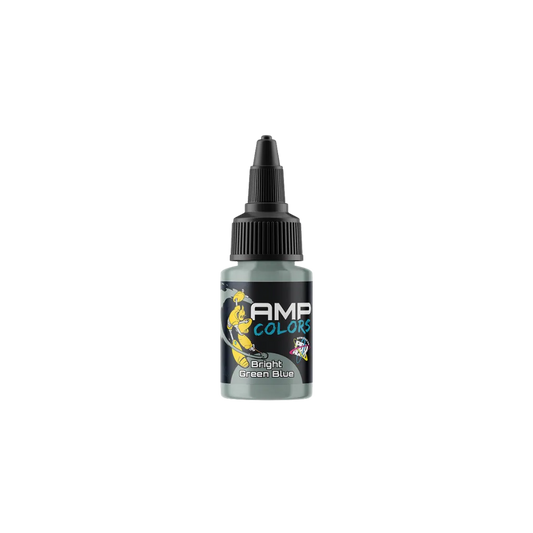 Pro Acryl AMP Colors Bright Green Blue (22ml)-Monument Hobbies-Radaddel