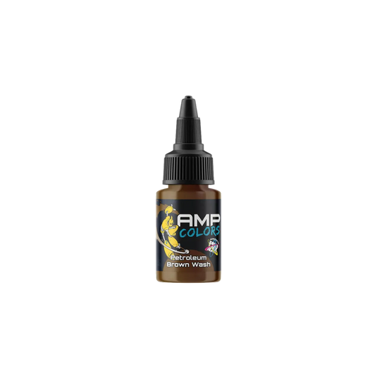 Pro Acryl AMP Colors Pretoleum Brown Wash (22ml)-Monument Hobbies-Radaddel