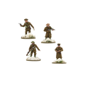 British & Canadian Infantry (Winter) Platoon Commanders-Warlord Games-Radaddel