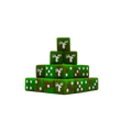 Forest Stag Green Dice 16mm Square (25 Stück)-Baron of Dice-Radaddel