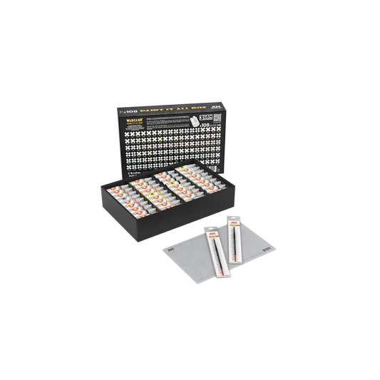 AK Wargame Paint It All Box 108 Colors 3Gen-AK-Interactive-Radaddel