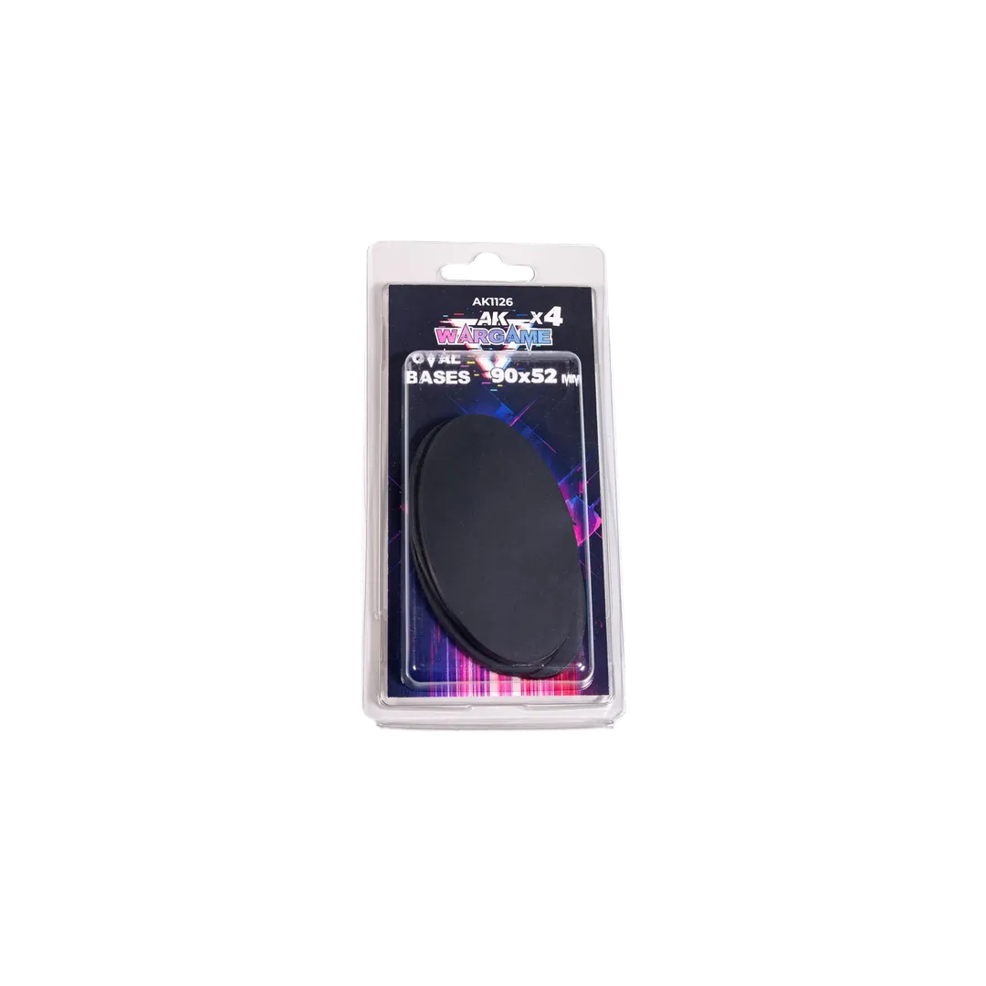 AK Oval Bases 90x52mm (4 Stück)-AK-Interactive-Radaddel