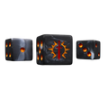 Consecrated Blades Dice - Black 16mm Square (25 Stück)-Baron of Dice-Radaddel