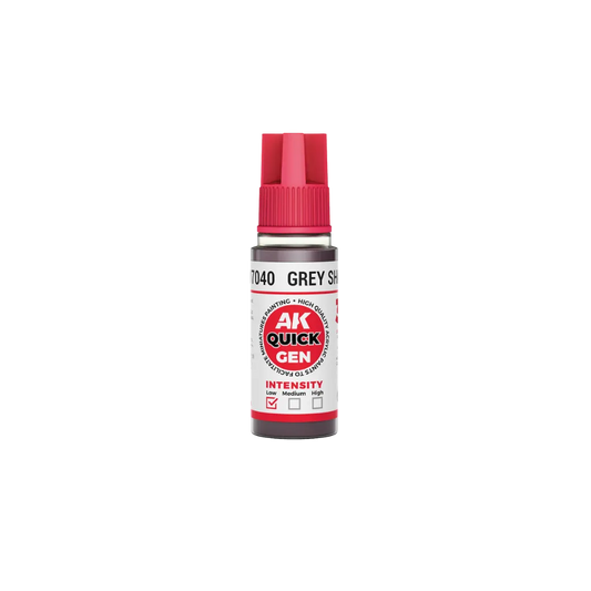 AK QUICK GEN Grey Shadow 18ml-AK-Interactive-Radaddel