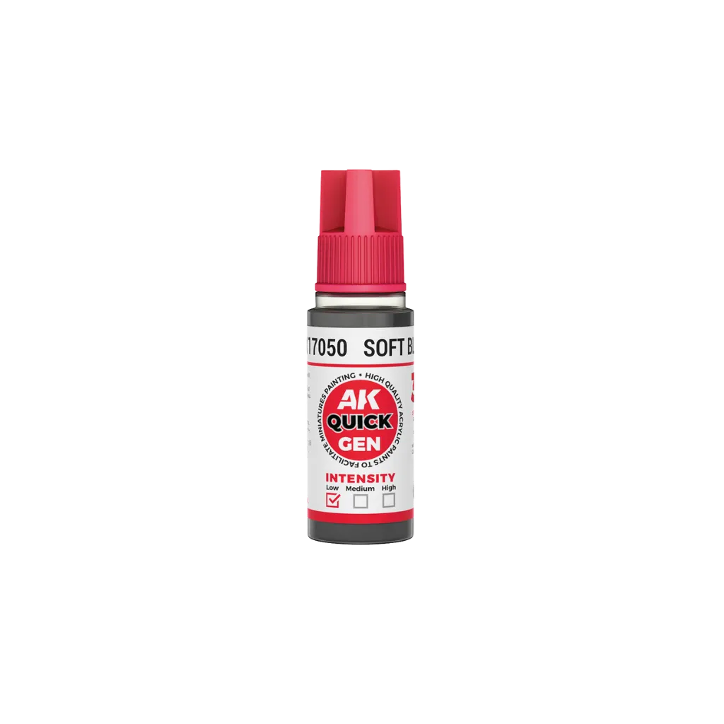 AK QUICK GEN Soft Black 18ml-AK-Interactive-Radaddel