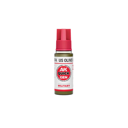 AK QUICK GEN US Olive Uniform 18ml-AK-Interactive-Radaddel