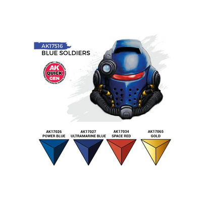 AK QUICK GEN Blue Soldiers Set-AK-Interactive-Radaddel