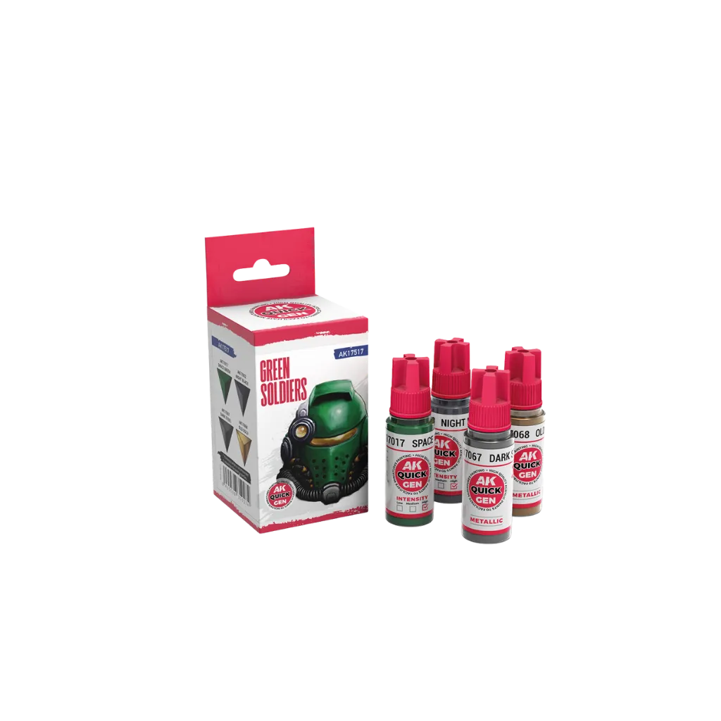 AK QUICK GEN Green Soldiers Set-AK-Interactive-Radaddel