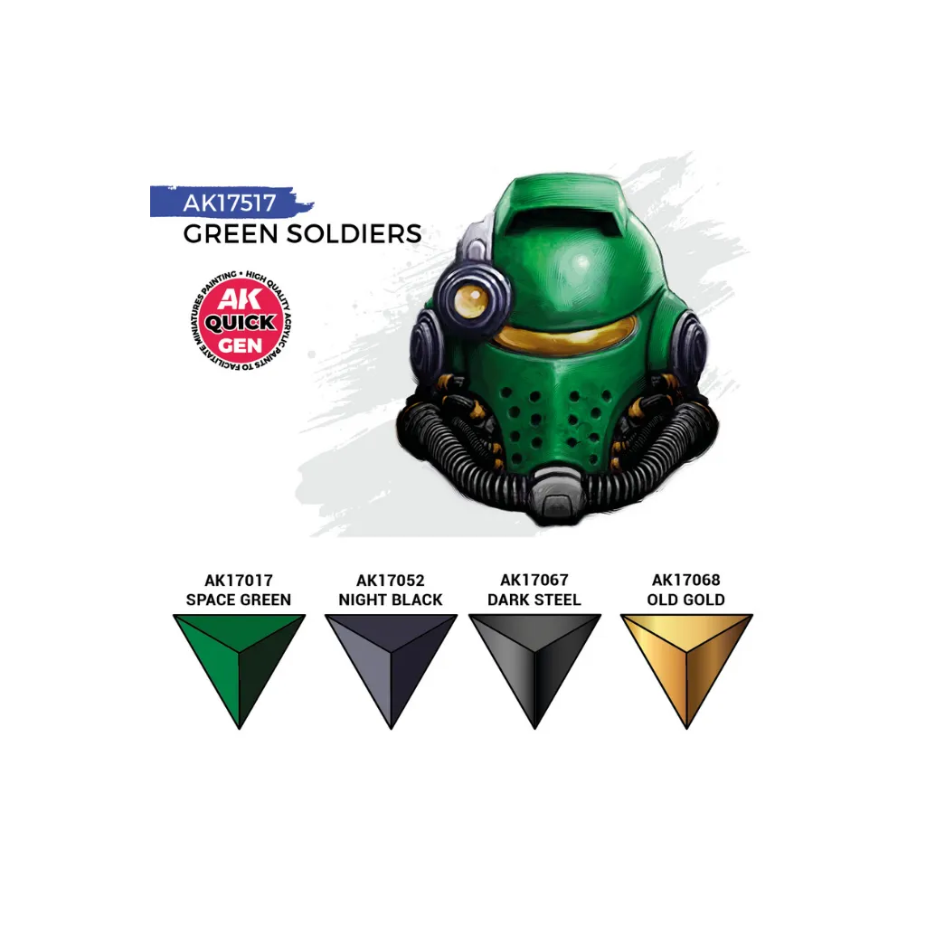 AK QUICK GEN Green Soldiers Set-AK-Interactive-Radaddel