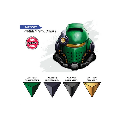 AK QUICK GEN Green Soldiers Set-AK-Interactive-Radaddel
