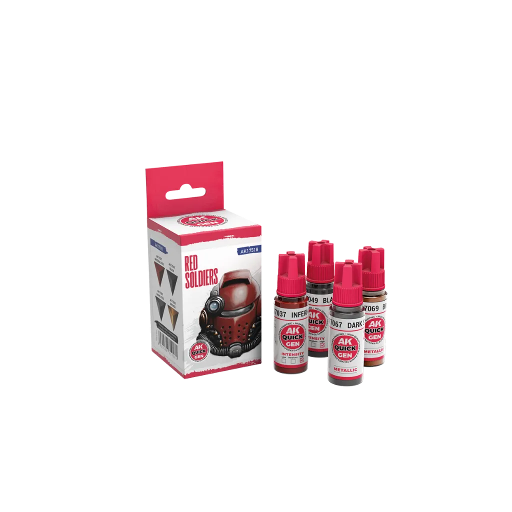 AK QUICK GEN Red Soldiers Set-AK-Interactive-Radaddel