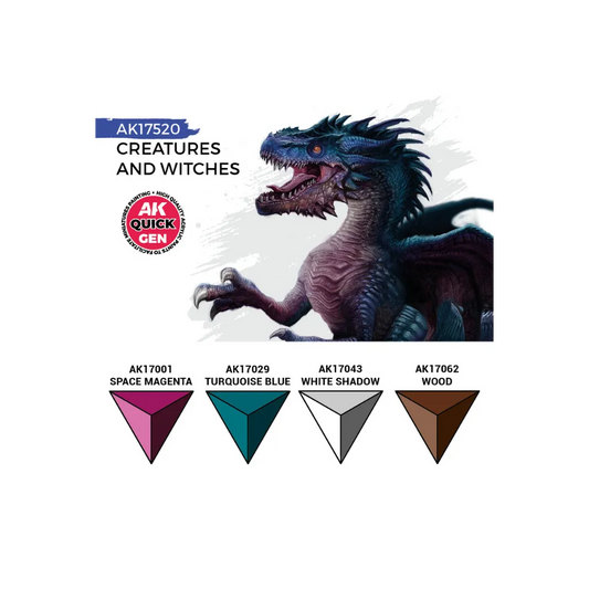AK QUICK GEN Creatures and Witches Set-AK-Interactive-Radaddel
