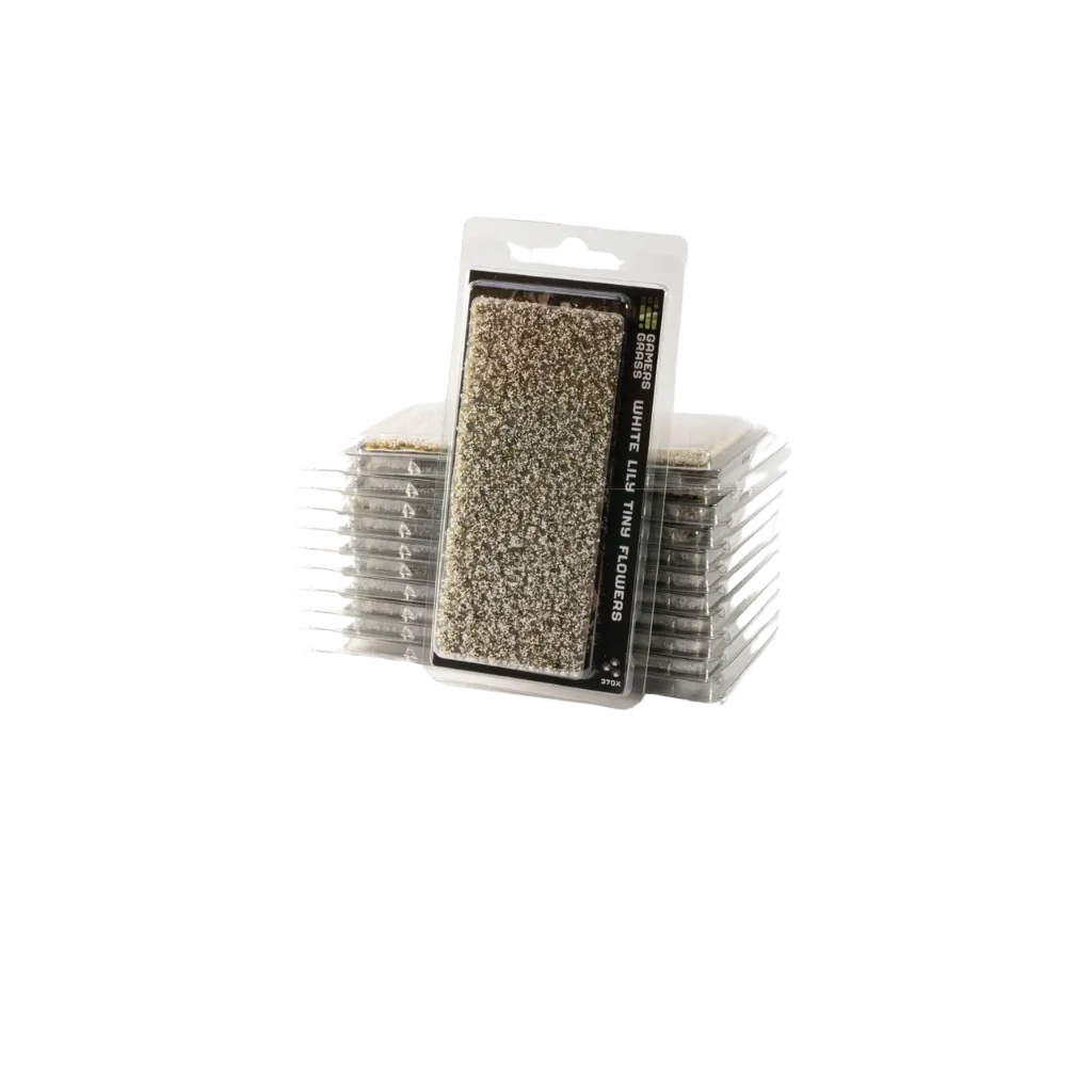 White Lily Tiny Flowers-Gamers Grass-Radaddel