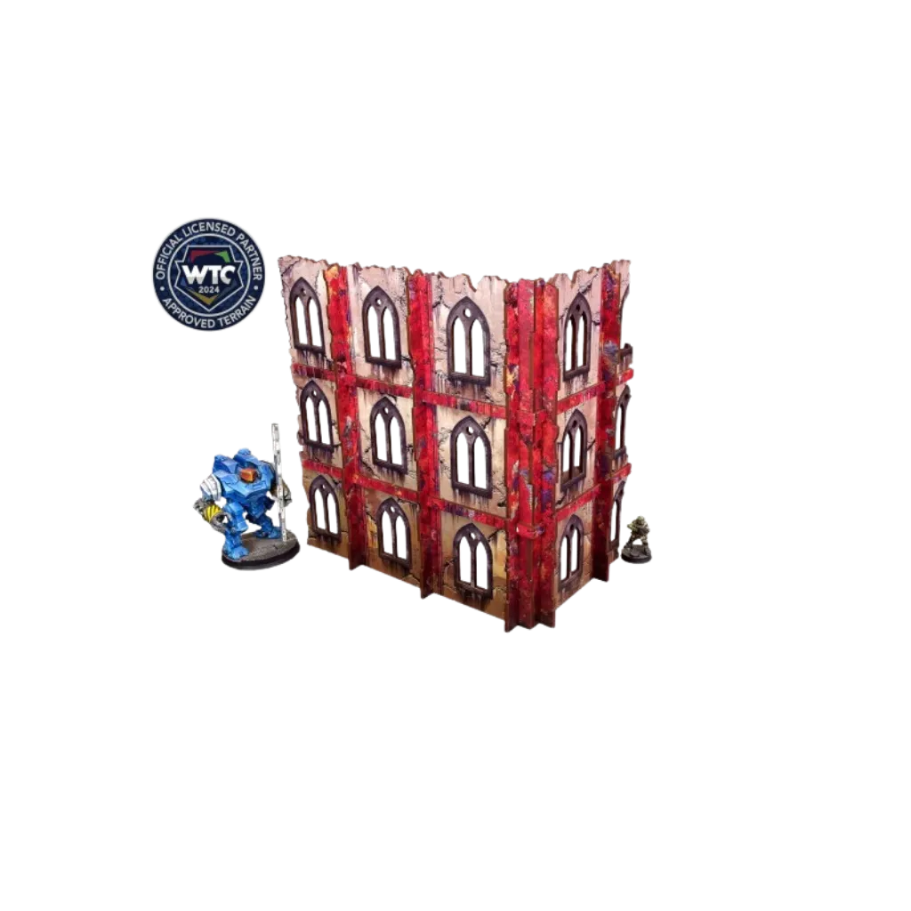 Pre-painted Walls High Red-Micro Art Studio-Radaddel