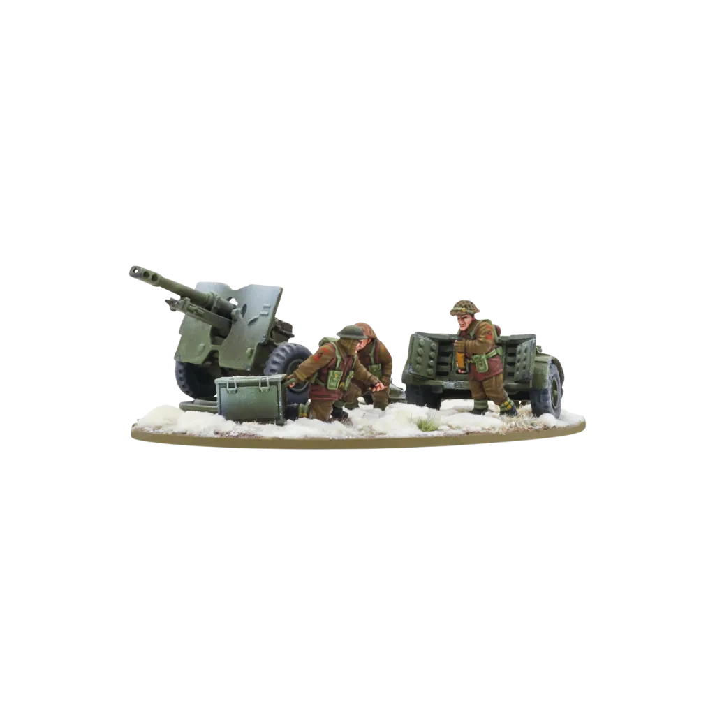 British & Canadian 25 Pdr. Anti-Tank Gun (Winter)-Warlord Games-Radaddel