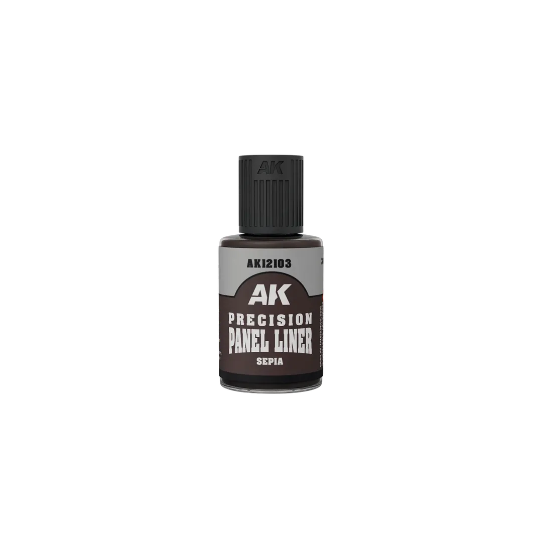 Precision Panel Liner - Sepia 30ml-AK-Interactive-Radaddel