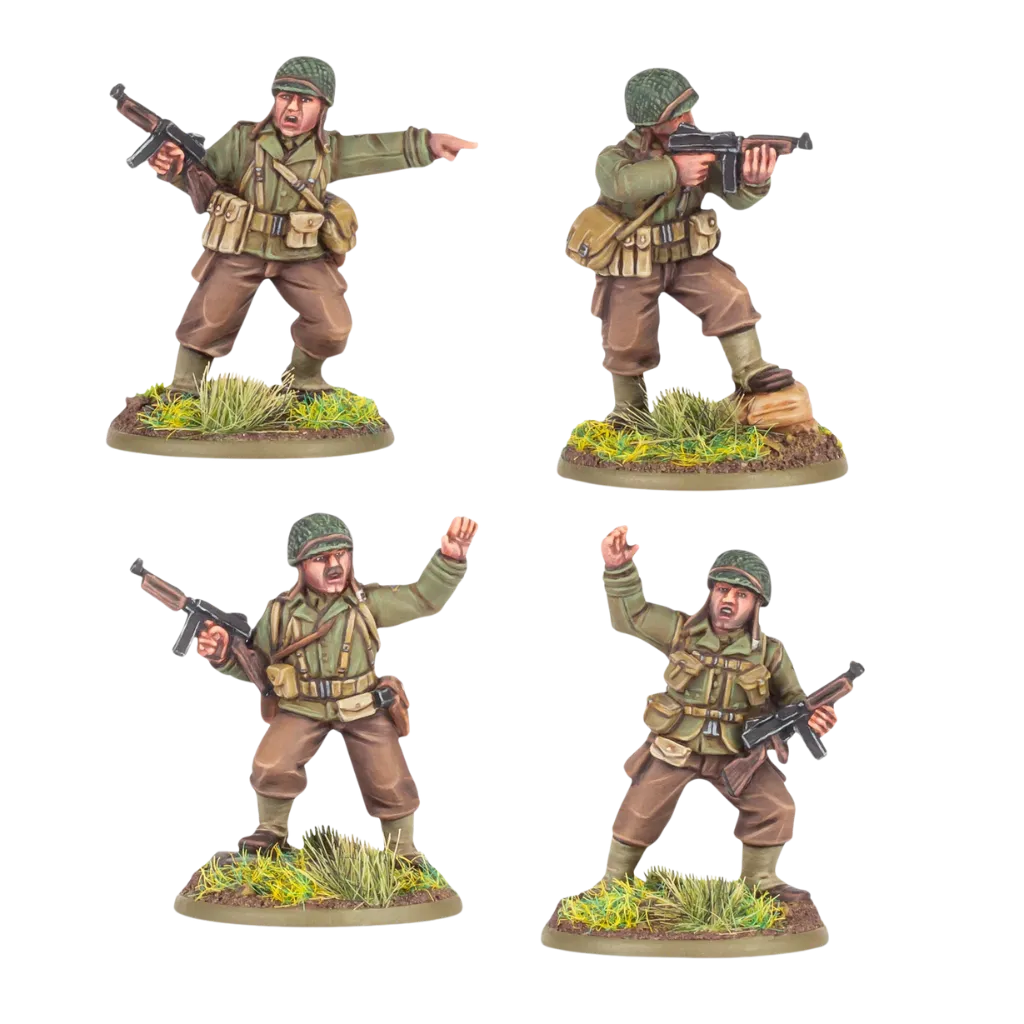 US Rangers Platoon Commanders-Warlord Games-Radaddel