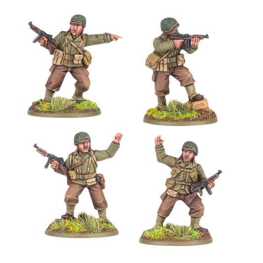 US Rangers Platoon Commanders-Warlord Games-Radaddel